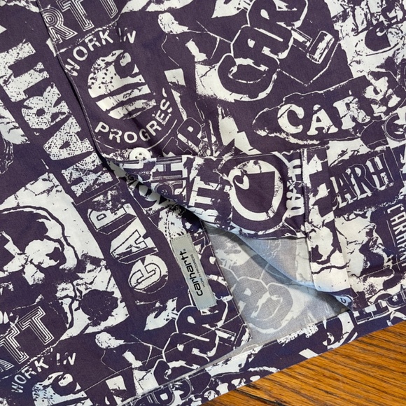 Carhartt WIP Collage Vacation shirt LARGE - Picture 2 of 3
